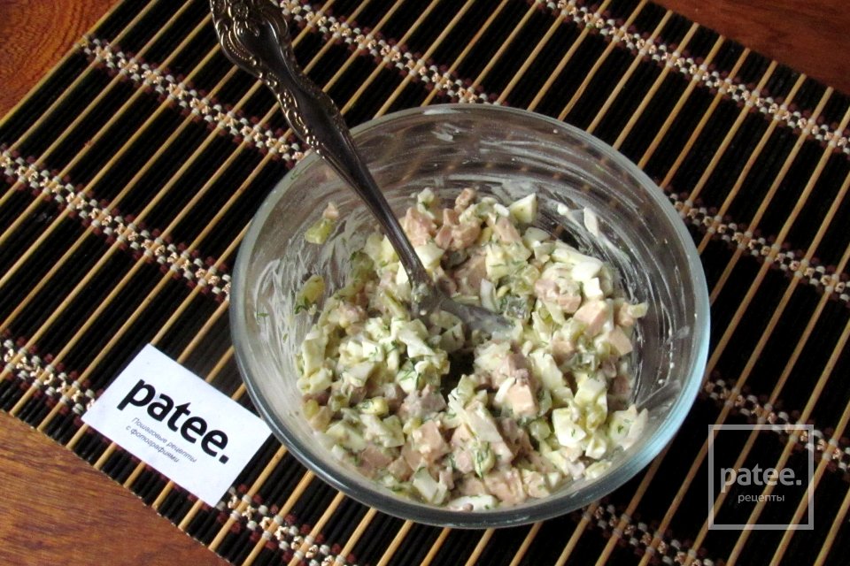 Сырные корзиночки с печенью трески - Шаг 15