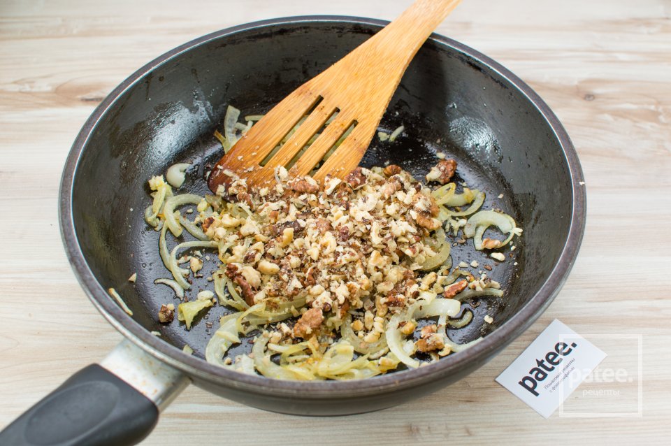 Зеленая фасоль с грецкими орехами - Шаг 5