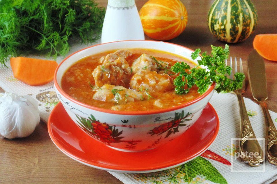 Свинина в тыквенном соусе - Шаг 14