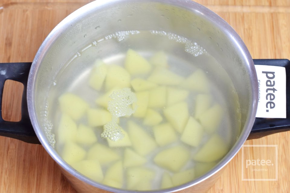 Суп с морской капустой и грибами - Шаг 3