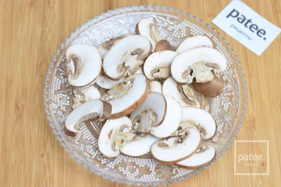 Суп с морской капустой и грибами - Шаг 7