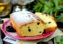 Кекс на сметане с черносливом
