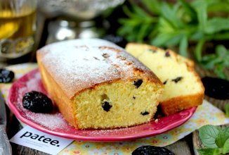 Кекс на сметане с черносливом