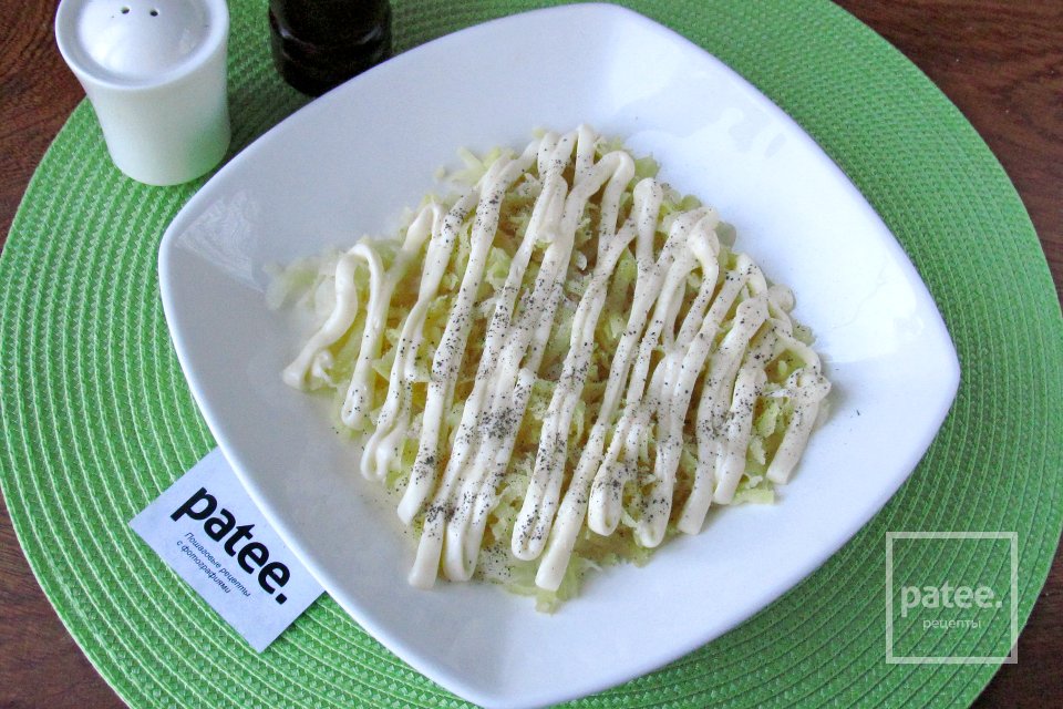 Салат Рыбки в пруду - Шаг 5