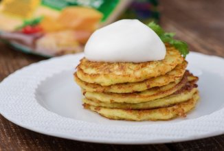Кабачковые оладьи с сыром