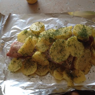 Голень индейки с картофелем - Шаг 3