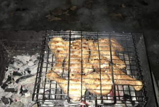 Куриные ножки на гриле когда дома газ отключили
