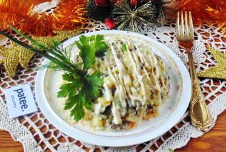 Салат с сельдью