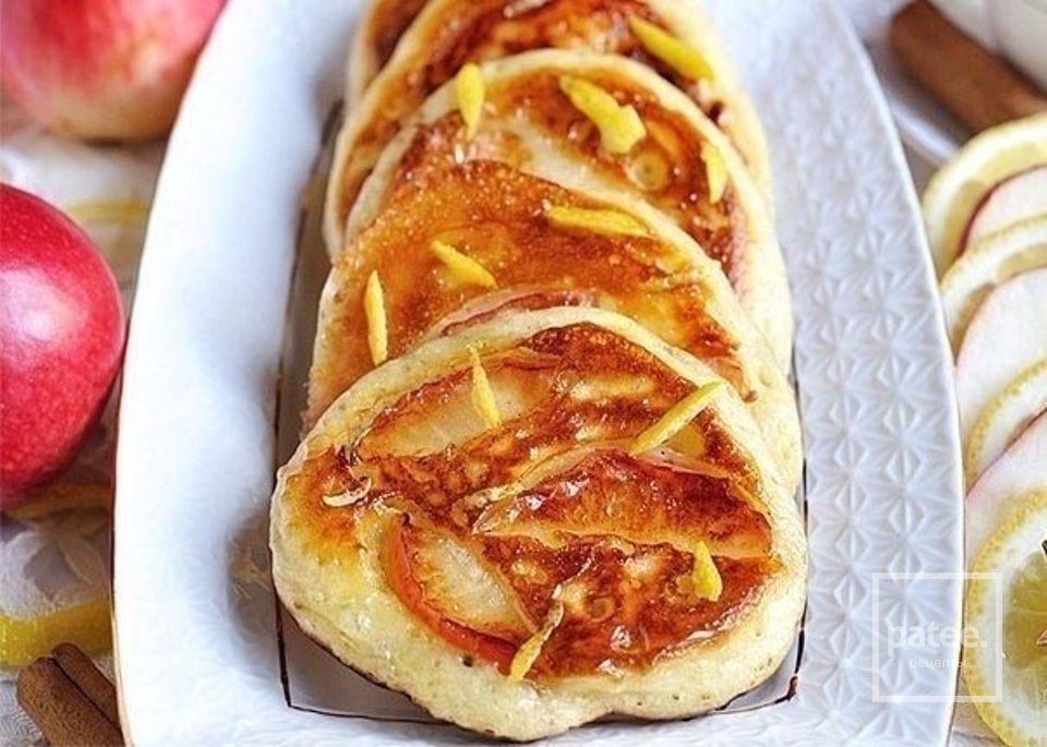 Оладьи с яблоками - Шаг 3