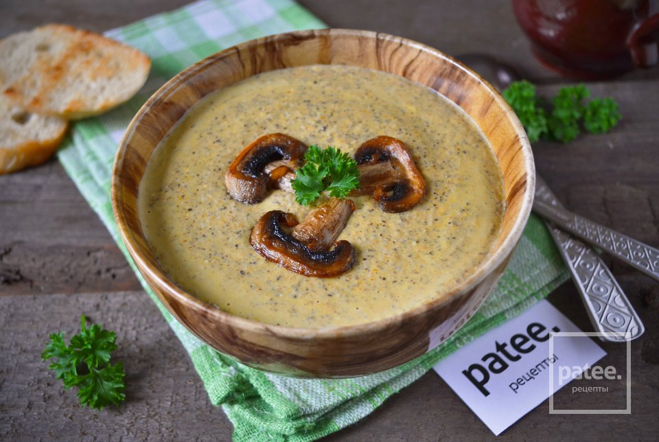 Суп-пюре из шампиньонов - Шаг 13