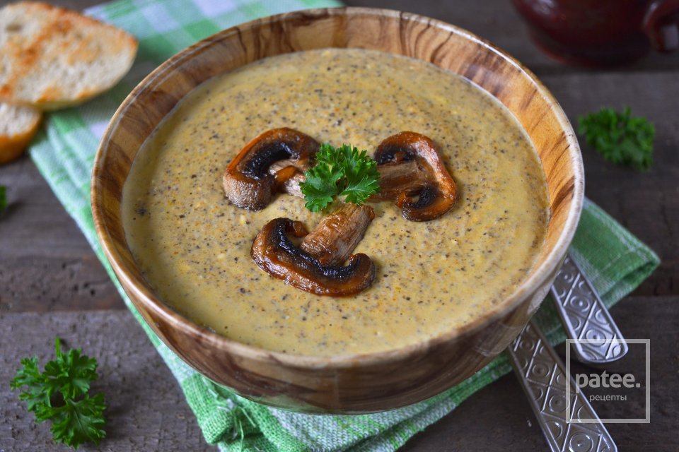 Суп-пюре из шампиньонов - Шаг 14