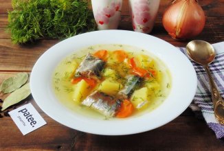 Суп из консервированной сайры