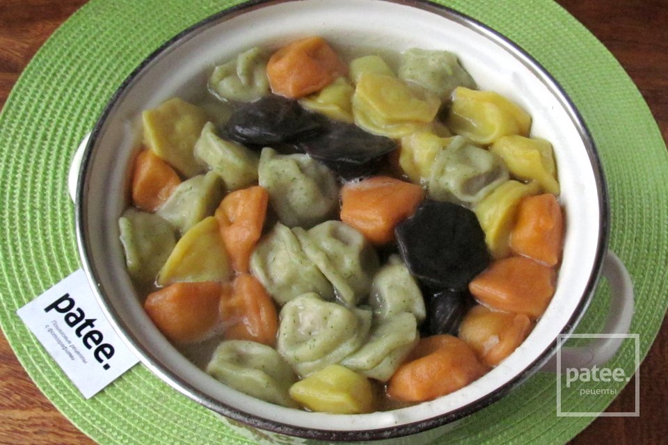 Цветные пельмени - Шаг 26