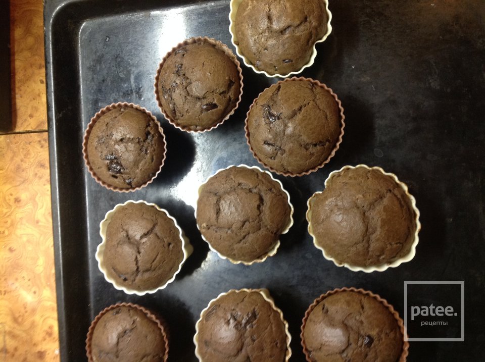 Шоколадные капкейки - Шаг 5