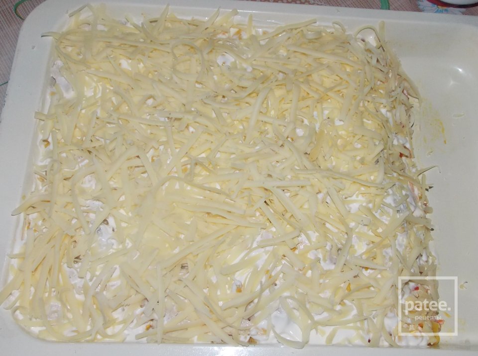 Запеканка с рисом, куриным филе, кукурузой и овощами - Шаг 15