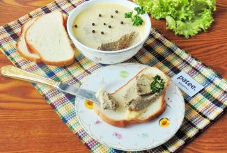 Паштет из говяжьей печени с яблоком