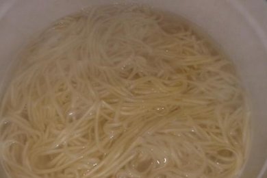 Говядина с лапшой с соусом Терияки - приготовление