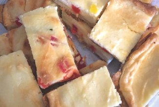 Творожный пирог с цукатами