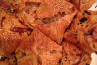 Самса с куряшкой "инь/янь "