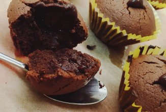 Брауни с жидкой начинкой