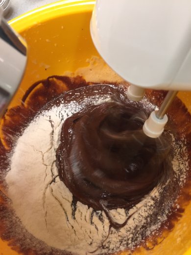 Брауни с жидкой начинкой - Шаг 6