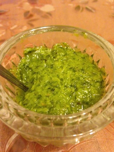 СОУС МОХО ЗЕЛЁНЫЙ - Шаг 1