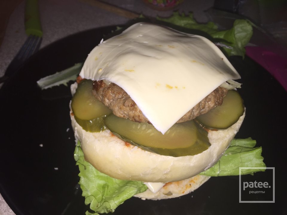 Домашний бургер или бутерброд-порвирот американская версия😜 - Шаг 14