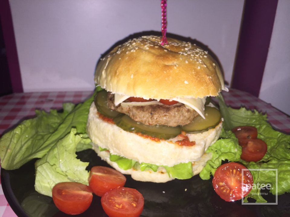 Домашний бургер или бутерброд-порвирот американская версия😜 - Шаг 15