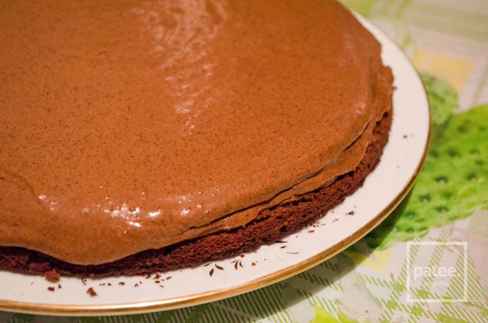 Торт с жидкой шоколадной начинкой - Шаг 3