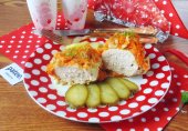 Куриная грудка с овощами запеченная в фольге
