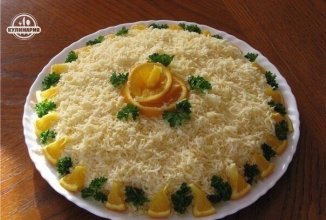 Салат из курицы с корейской морковкой