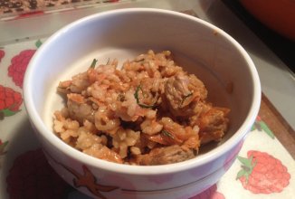 Свинина с арахисовой пастой