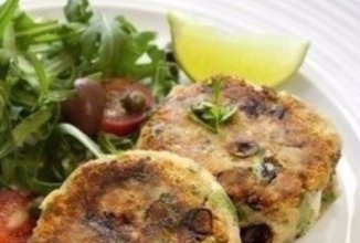 Рыбные оладьи в духовке