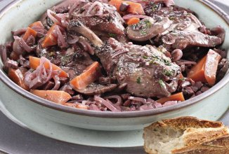 Петух в вине