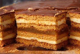 МЕДОВОЕ ПИРОЖНОЕ С НАЧИНКОЙ 🍮