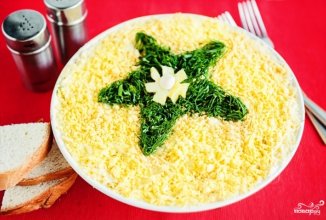 Нежная курочка под сырной шубкой