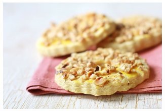 Песочные кольца с орехами