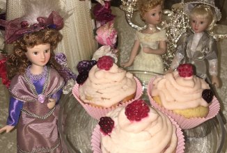 Маффины с малиной