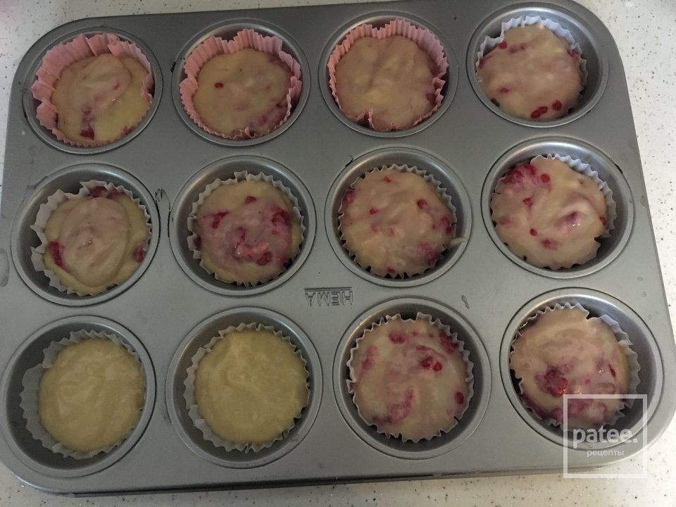 Маффины с малиной - Шаг 1