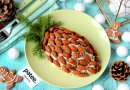 Салат Шишка с говядиной, грибами и яйцом