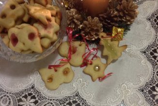 Песочное печенье с карамелью