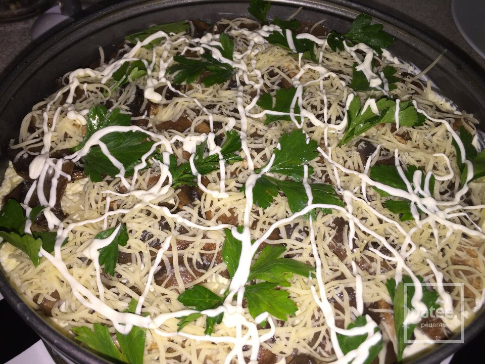 Салат Лесная полянка - Шаг 11