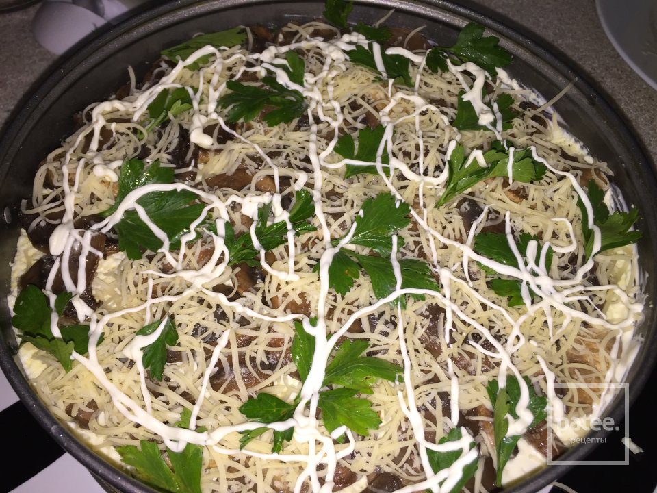 Салат Лесная полянка - Шаг 12