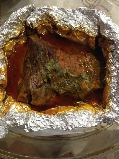 Говядина в соусе с зеленью - Шаг 2