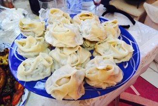 Манты с мясом и картошкой