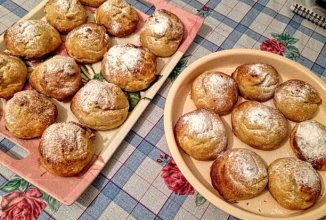 Профитроли со сливочным кремом