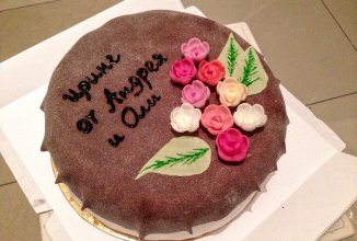 Бисквитный торт, покрытый мастикой🎂