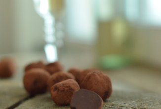 Трюфели из солёной карамели