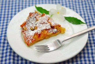 Немецкий яблочный капкейк