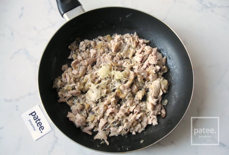 Волованы с курицей и грибами - Шаг 7